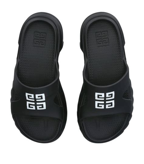 givenchy black slides women's|givenchy marshmallow slides 35.